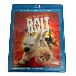 Disney - Bolt - Blu Ray - DVD - John Travolta - Miley Cyrus